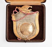 Németország DN "Diplomácia - Németországban készült" részben aranyozott, jelzett Ag, nyakb...