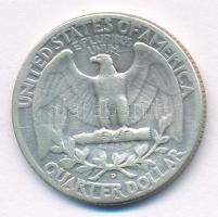 Amerikai Egyesült Államok 1951D 25c Ag T:2,2- patina, karc
USA 1951D 25 Cents Ag C:XF,VF patina, sc...