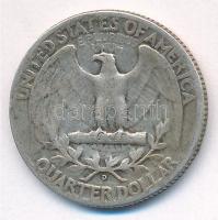 Amerikai Egyesült Államok 1951D 25c Ag T:2- patina
USA 1951D 25 Cents Ag C:VF patina
Krause KM#164