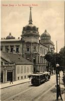 Belgrade, Beograd; Le Nouveau Palais / new palace, tram (EM)