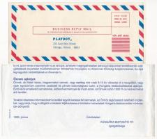 ~1990. "Hungária Biztosító Zrt." 1000Ft reklámpénz + Amerikai Egyesült Államok DN "Bu...