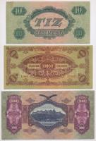 1930. 100P + 1936. 10P + 1944. 5P "A Vöröshadsereg Parancsnoksága" + 10P "A Vöröshads...