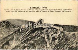 1916 Csejte, Csejthe, Cachtice; Báthory vár. Lampl Gyula kiadása / Hrad Báthorovcov / castle ruins (EK)