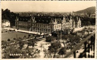 1937 Brassó, Kronstadt, Brasov; villamos / tram. photo