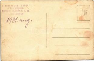 1931 Magyar katona a családdal / Hungarian soldier with family. Ambrus Teri (Budapest) photo (EB)