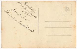 1930 Budapest XXIII. Soroksár, Sziebert István hentes és mészáros üzlete. photo (EK)