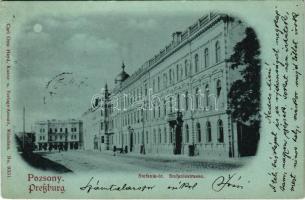 1899 (Vorläufer) Pozsony, Pressburg, Bratislava; Stefánia út. Carl Otto Hayd kiadása / Stefaniestrasse / street view (Rb)