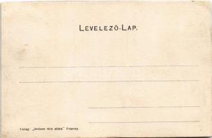 Dévény, Theben a. d. Donau, Devín (Pozsony, Bratislava); Árpád szobor, várrom. Verlag "Bediene ...