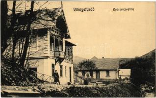 1906 Vihnye, Vihnyefürdő, Kúpele Vyhne; Dobrovics villa. Grohmann kiadása / villa