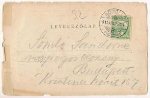 1913 Gödöllő, Erzsébet királyné (Sisi) szobra. Róna József szoborműve. Róna Antal kiadása (b)