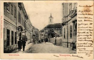 1904 Veszprém, Vár utca. Pósa Endre kiadása (fl)