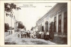 1927 Solymár, Gromann Antal fűszerkereskedése és vendéglője (EK)