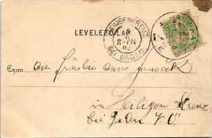 1902 Nagykanizsa, Fő út, Alt és Böhm üzlete és saját kiadása