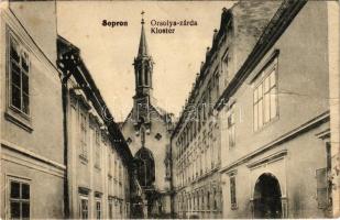 1921 Sopron, Orsolya zárda. Blum Náthán kiadása (fa)