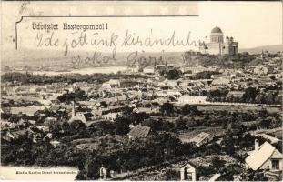 1905 Esztergom, látkép, Bazilika. Kardos Dezső kiadása (EK)