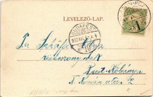 1902 Keszthely-Hévíz, Fürdő. Kampmann H. kiadása (EK)