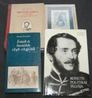1955-1987 4db érdekes könyv Kossuth Lajos politikájáról, írásairól és beszédeiről