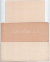 ~1890-~1920. 3xklf váltó tétel, benne "Ászár 189..", "Budapest 19...." és "...