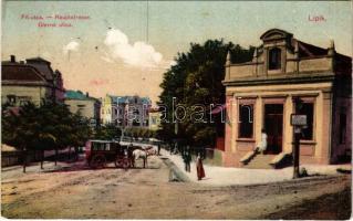 1913 Lipik, Fő utca / Hauptstrasse / Glavna ulica / main street