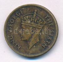 Hongkong 1949. 10c Ni-sárgaréz VI. György T:2 Hong Kong 1949. 10 Cents Ni-Brass George VI C:XF Krause KM#25