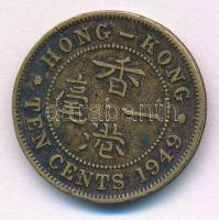 Hongkong 1949. 10c Ni-sárgaréz "VI. György" T:2
Hong Kong 1949. 10 Cents Ni-Brass "G...