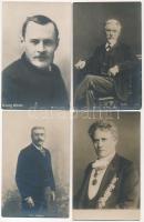 20 db RÉGI motívum képeslap: híres emberek / 20 pre-1945 motive postcards: famous people