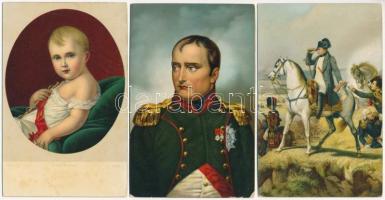 10 db RÉGI motívum képeslap: Napóleon / 10 pre-1945 motive postcards: Napoleon Bonaparte
