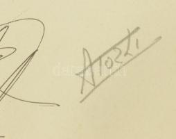 Olvashatatlan jelzéssel: Szerelmespár. Nyomat, papír. Számozott (104/200). Üvegezett fakeretben. 47×...