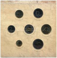 2005. 1Ft-100Ft (7xklf) forgalmi sor szettben + 2005. 10Ft "József Attila", blső borító ra...