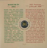 2002. 1-100Ft (7xklf) + 100Ft "Kossuth" forgalmi sor szettben, belső tok ragasztása kissé ...