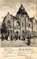 1904 Szabadka, Subotica; Izraelita templom, zsinagóga. Wilhelm Samu kiadása / synagogue (EK)