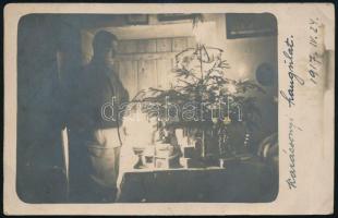 1917 karácsony a fronton fotólap