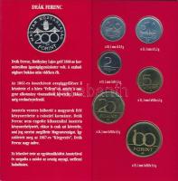 1994. 10f-200Ft (11xklf) forgalmi sor dísztokban, közte 1994. 200Ft Ag "Deák", "Magya...