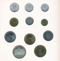 1993. 10f-200Ft (11xklf) forgalmi sor dísztokban, benne 1993. 200Ft Ag "MNB", "Magyar...