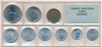1975. 2f-10Ft (9xklf) érmés forgalmi sor fóliatokban T:1 kis patina Adamo FO8