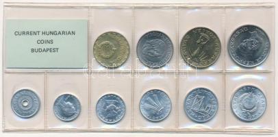 1989. 2f-20Ft (10xklf) érmés forgalmi sor fóliatokban T:1 patina Adamo FO22