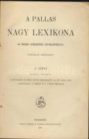 1893 A Pallas Nagy Lexikona II. kötete: Arafale-Békalen, Révai testvérek, Budapest, kiadói félbőr kötésben, szép állapotban
