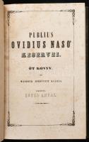 Publius Ovidius Naso' keservei. Öt könyv. Ford.: Egyed Antal. Pest, 1847., Trattner-Károlyi, 2+...