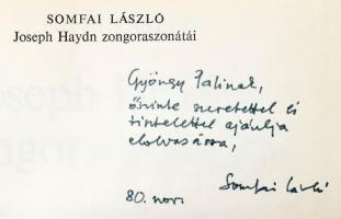 Somfai László: Joseph Haydn zongoraszonátái. A szerző, Somfai László (1934-) Széchenyi-díjas zenetör...