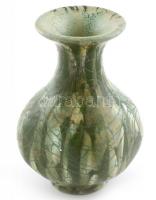 Gorka iparművészeti vállalatos váza kézzel festett jelzett hibátlan 17cm