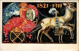 1821-1911 Königreich Bayern, Luitpold von Bayern / 90th Birthday of Luitpold, Prince Regent of Bavaria. Oscar Consée Art Nouveau s: Ivi Diez (EK)