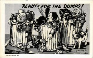 Ready for the dumps! Axis Series No. 60. / anti-Nazi propaganda, Adolf Hitler, swastika