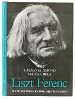 László Zsigmond-Mátéka Béla: Liszt Ferenc élete képekben és dokumentumokban. Az egyik szerző, László Zsigmond (1893-1981) zenetörténész által Gyöngy Pál (1902-1990) zeneszerző, dalszerző részére DEDIKÁLT példány. Bp.,1978, Zeneműkiadó. Kiadói egészvászon-kötés, kiadói papír védőborítóban.