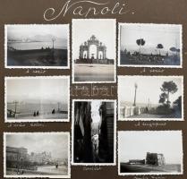 cca 1932-1933 A "Békeffy" revü külföldi turnéjának fényképei, kb. 200 db fotó feliratozva,...