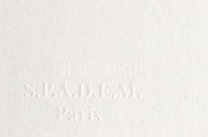 Jackson Pollock (1912-1956) . Ofszet- lito, papír, jelzett a nyomaton, "S:P.A.D:M. Paris - Arti...