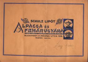 cca 1930 Schulz Lipót alpacca és fémárugyárának katalógusa