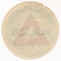 Budapest 1933. "Közúti Adóbélyeg - 33. Júl. - Szept." bélyegzéssel, "BP 994" sor...