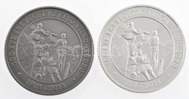 2018. 2000Ft Cu-Ni "Az I. Világháború befejezésének 100. évfordulója" kapszulában + 10.000...