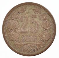 Norvégia 1898. 25ö Ag T:3 patina Norway 1898. 25 Öre Ag C:F patina Krause KM#360