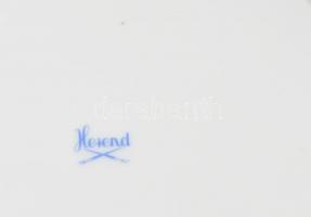 Herendi csipkebogyó mintás óriás porcelán kaspó. Kézzel festett, jelzett, hibátlan. d: 30 cm, m: 20,...